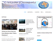 Tablet Screenshot of cursilhodivinopolis.com.br